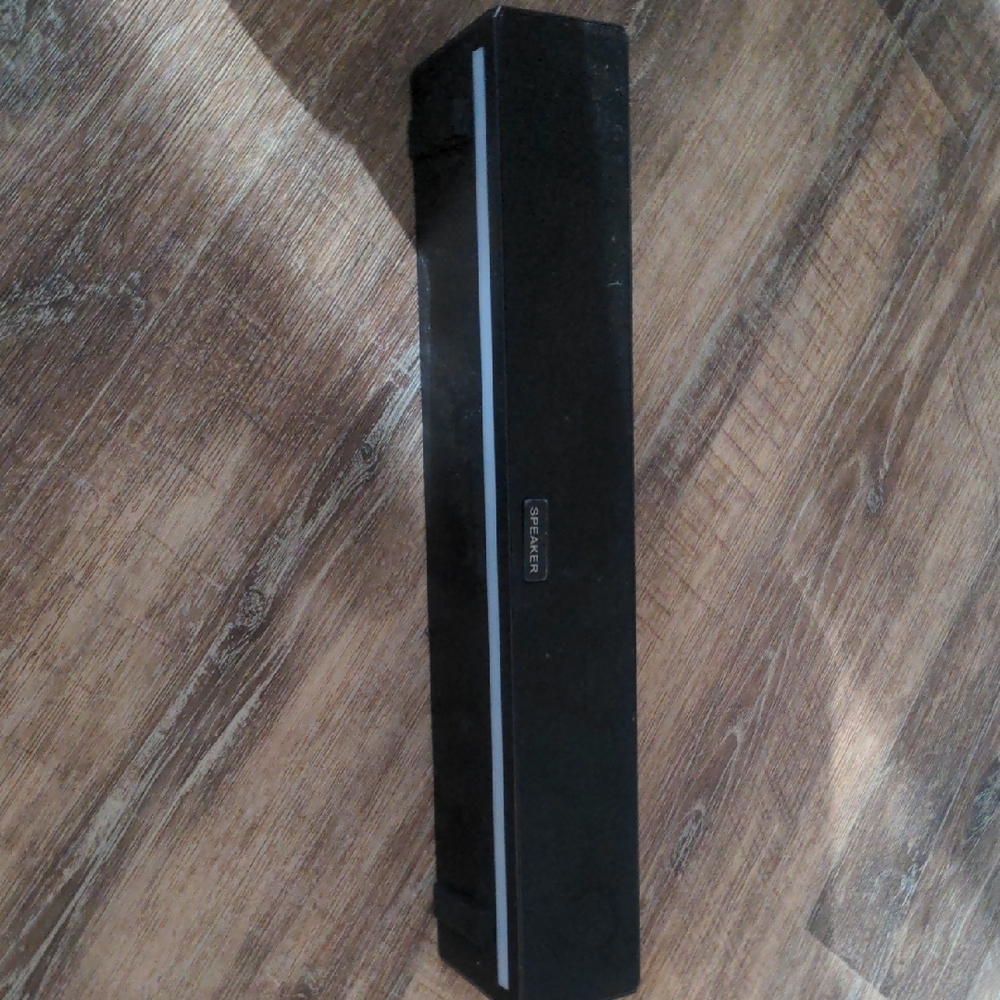 Bluetooth Black Audio Soundbar With LED Lights